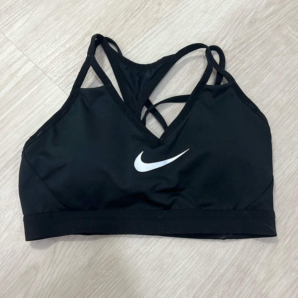 Women’s Nike Dri-Fit Black Sports Bra Size Medium